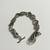 Nvr men's silver plated dragon design bracelet