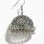 Nvr women oxidized german silver floral design jhumka earrings with ghungroo bells