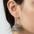 Nvr women antique silver plated oxidised jhumka earrings