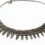 Nvr oxidised silver plated choker necklace for girls & women