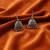 Nvr women's oxidized german silver jhumka earrings 