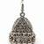 Nvr women's oxidized german silver jhumka earrings 