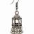 Nvr women traditional oxidized silver plated temple style jhumka earrings