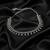 Nvr women oxidised silver plated choker necklace with paisley drops