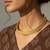 Nvr women handmade silver-plated multilayered hasli choker necklace