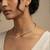 Nvr gold overlay flexible choker lightweight women's necklace