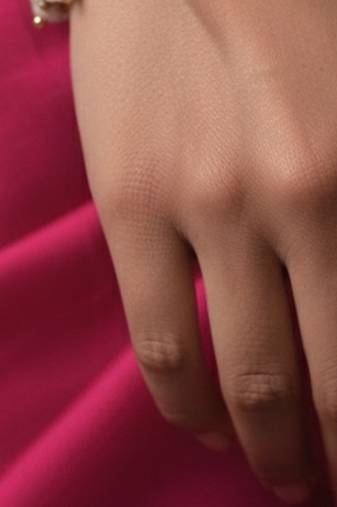 Nvr women set of 4 pearls gold-plated handcrafted traditional bangles