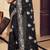 Black sequin zari resham stone embroidered georgette designer saree for women