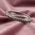 Nvr women's silver plated criss-cross pattern kada bangle
