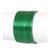 Nvr set of 12 plain green glass bangle for women