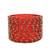 Nvr set of 12 beaded glass handmade red color bangle for women
