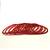 Nvr set of 12 beaded glass handmade red color bangle for women