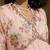 Pink floral anarkali dress