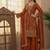 Brown embroidered kurta sharara set