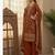 Brown embroidered kurta sharara set