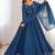 Dark blue anarkali dress