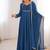 Dark blue anarkali dress