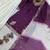White & purple sharara set