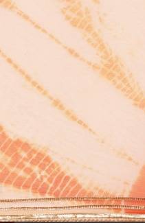 peach organza shibori printed saree 2