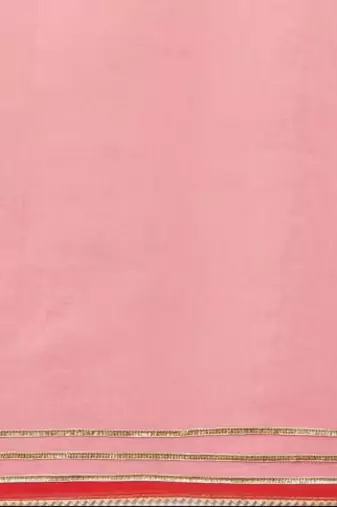 peach organza lace work saree party wear