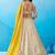 Cream- Tissue Sequins Embroidered Semi-Stitched Lehenga & Unstitched Blouse With Dupatta