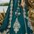 Green- Silk Fabric Beads & Sequined Embroidery Semi-Sttiched Lehenga Choli & Dupatta