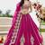 Pink- Silk Fabric Beads & Sequined Embroidery Semi-Sttiched Lehenga Choli & Dupatta