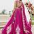 Pink- Silk Fabric Beads & Sequined Embroidery Semi-Sttiched Lehenga Choli & Dupatta