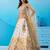 Tissue Beads & Sequins Embroidered Omber Beige and Cream Semi-Stitched Lehenga choli & Dupatta
