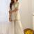 White wrap style kurta set