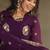 purple designer anarkali