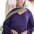 Purple anarkali gown