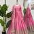 Pink anarkali dress