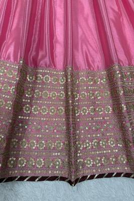 Pink anarkali dress 4