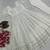 White anarkali dress