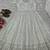 White anarkali dress