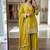 Yellow floral kurta sharara set