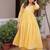 Yellow casual ethnic dress