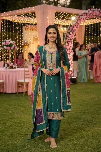 Parrotgreen designer suit