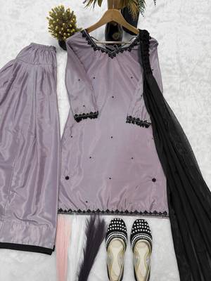 Dark-grey party wear suit 4