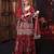 Red bridal sharara set