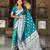 Soft banarasi silk saree with zari weaving meenakari touchup design all over the saree