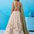 Cream- Tissue Sequins Embroidered Semi-Stitched Lehenga & Unstitched Blouse With Dupatta