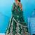 Green- Silk Beads & Sequins Embroidered Semi-Stitched Lehenga & Unstitched Blouse With Dupatta