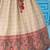 Cream- Jacquard Tissue Sequinned Thread & Embroidered Semi-Stitched Lehenga & Unstitched Blouse With Dupatta