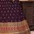 Purple- Chinnon Silk Sequinned Thread & Zari Embroidered Semi-Stitched Lehenga & Unstitched Blouse With Dupatta