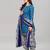 Unstitched printed cotton blend kurta & patiyala dress material with top, bottom & dupatta