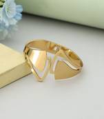Gold color openable anti tarnish bracelet