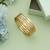 Gold color openable anti tarnish bracelet