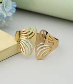 Gold color openable anti tarnish bracelet